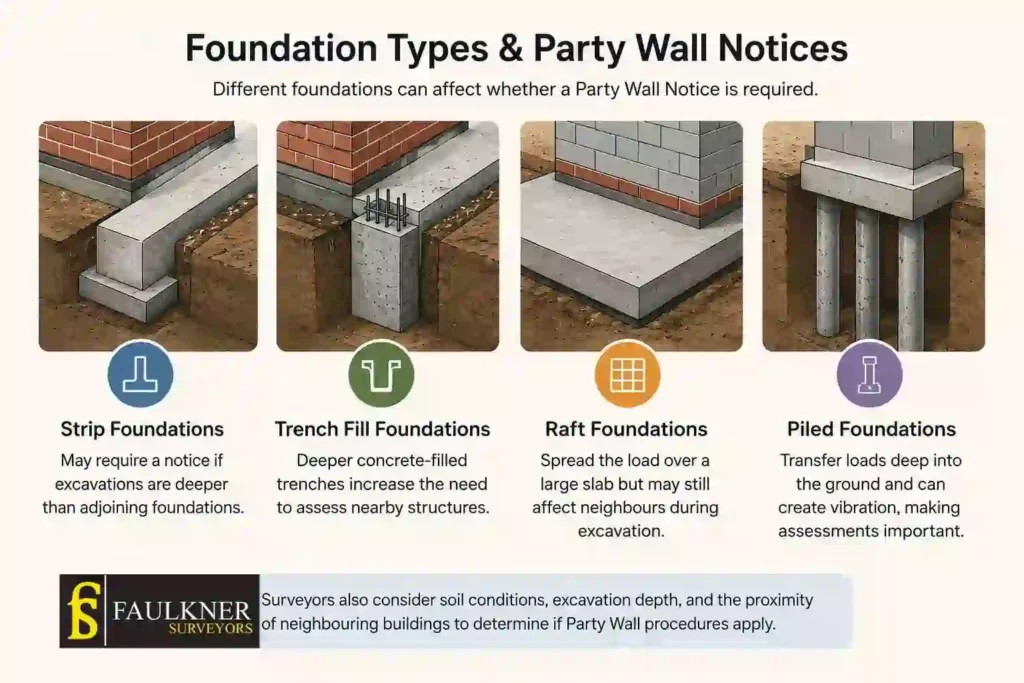 How Do Construction Methods Affect Party Wall Requirements? A Homeowner’s Guide 1 How Do Different Foundation Types Influence Party Wall Notices Windsor?