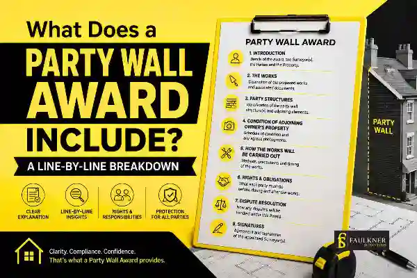 Party Wall Awards Explained Line-by-Line: What Property Owners and Neighbours Need to Know 1 What Does a Party Wall Award Include? A Line-by-Line Breakdown Windsor